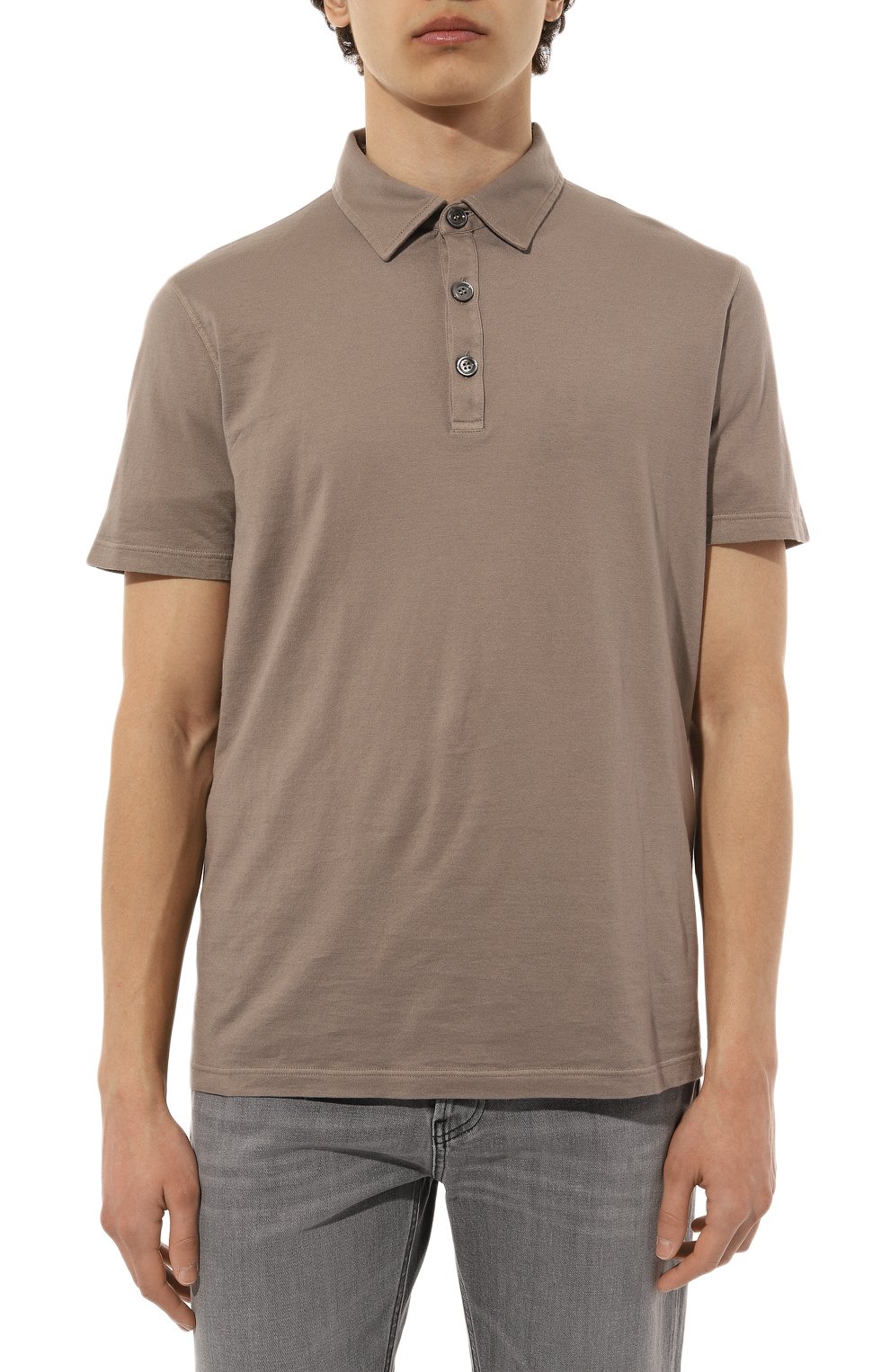 Поло из хлопка и кашемира KITON, арт. UMK0228, фото 3