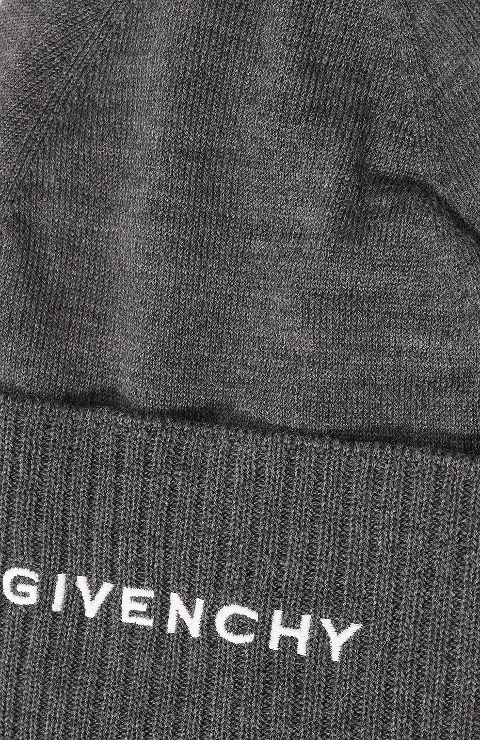 Шерстяная шапка GIVENCHY серого цвета по цене 34250 руб., арт. GWCAPP/U7163, фото 4 Шерстяная шапка GIVENCHY, арт. GWCAPP/U7163, фото 4