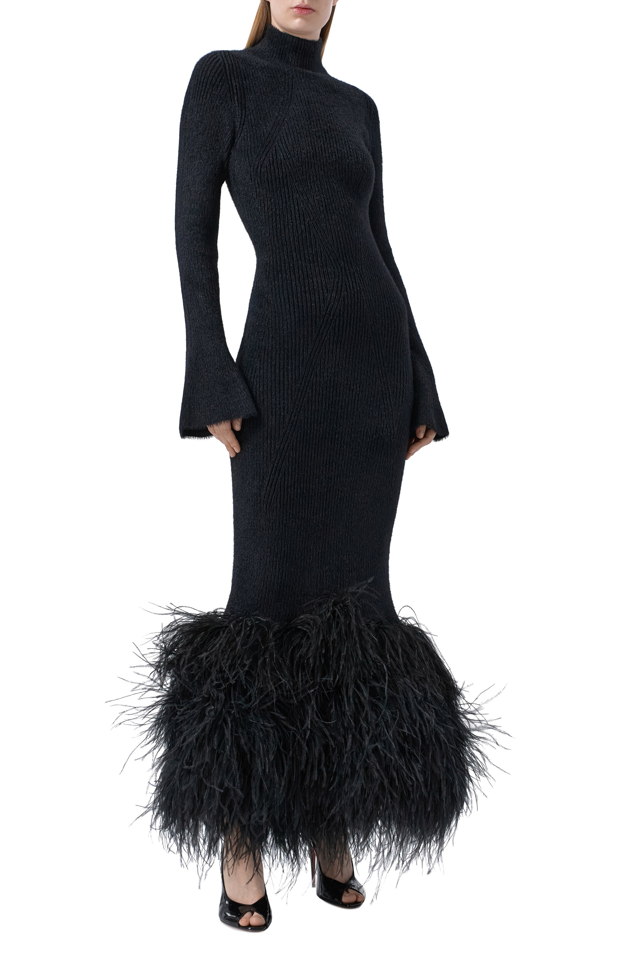 Платье с отделкой перьями LEFFERS, арт. 23.52.111.16.01, фото 2