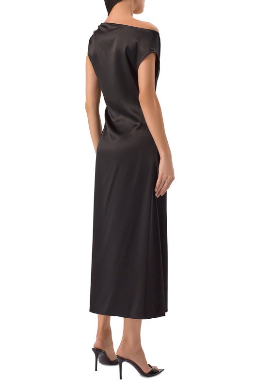 Атласное платье Daname 626SS6806A Чёрный  626SS6806A Фото 3