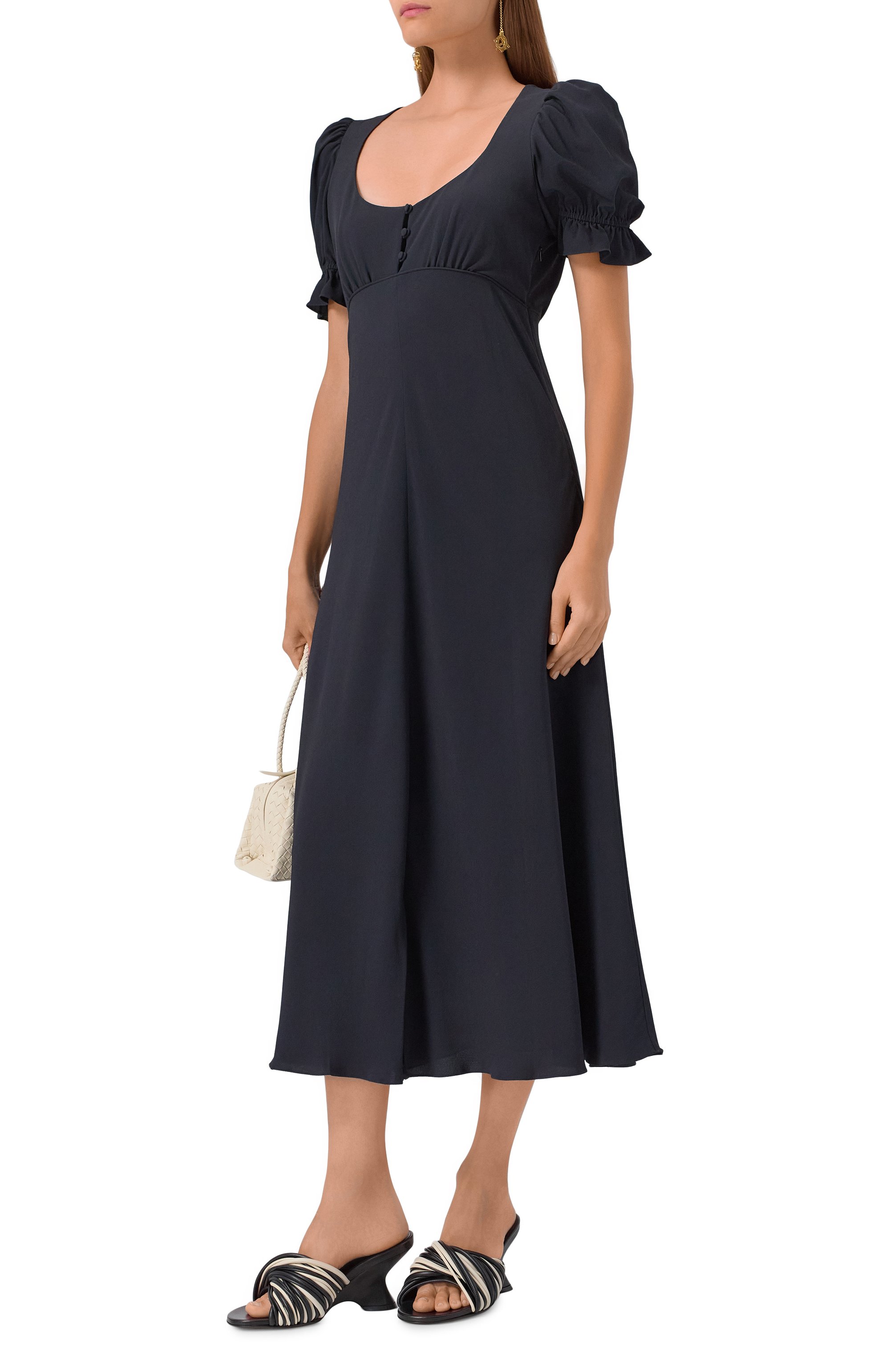 Кожаные мюли DRIES VAN NOTEN черного цвета по цене 104500 руб., арт. 011708-801-005, фото 3 Кожаные мюли DRIES VAN NOTEN, арт. 011708-801-005, фото 3