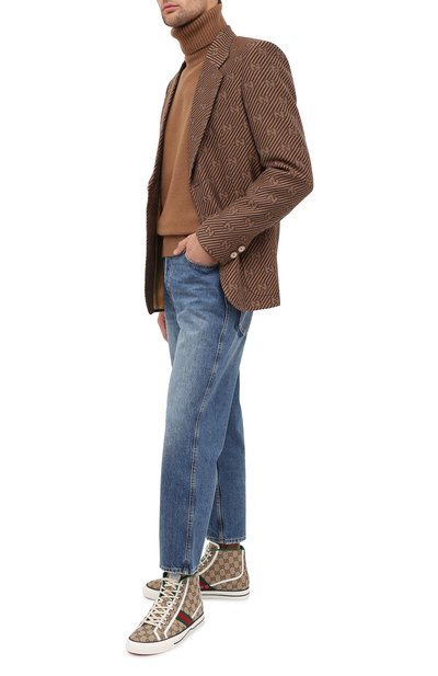 Пиджак из хлопка и шелка GUCCI, арт. 618666/ZAEAK, фото 3