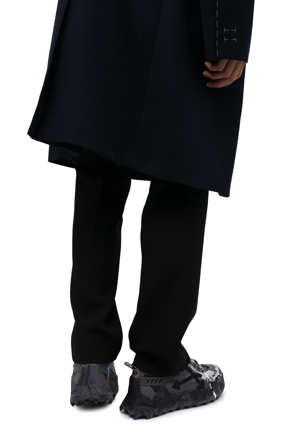 Комбинированные кроссовки odsy-1000 OFF-WHITE серого цвета по цене 65400 руб., арт. 0MIA139F21FAB0020901, фото 3 Комбинированные кроссовки odsy-1000 OFF-WHITE, арт. 0MIA139F21FAB0020901, фото 3