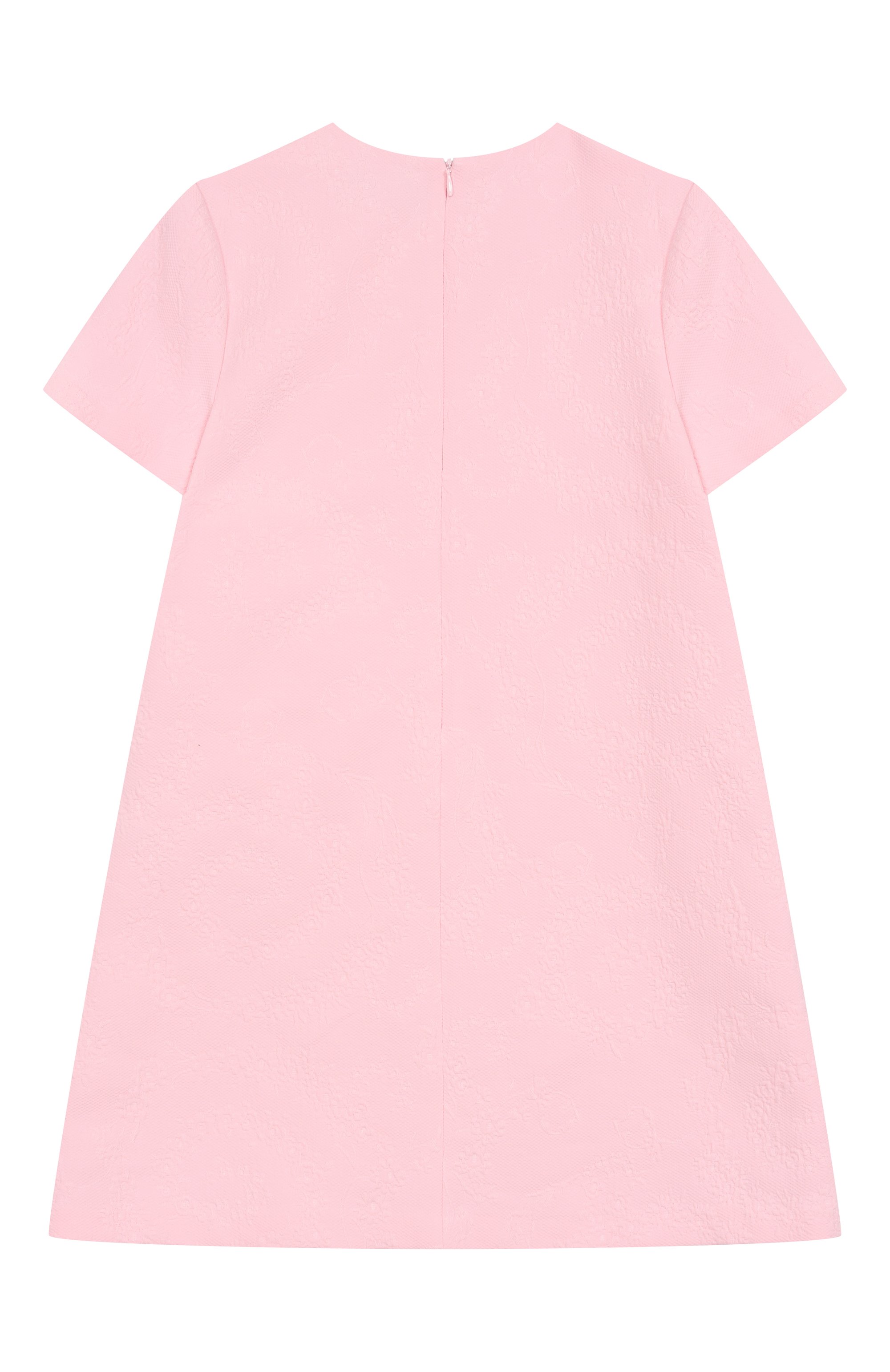 Хлопковое платье VERSACE светло-розового цвета по цене 52250 руб., арт. 1018134/1A13174/8A-14A, фото 2 Хлопковое платье VERSACE, арт. 1018134/1A13174/8A-14A, фото 2