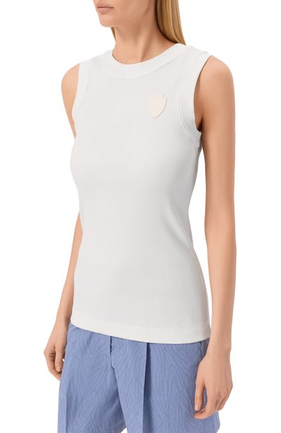 Хлопковая майка BRUNELLO CUCINELLI, арт. MG902VT100, фото 3