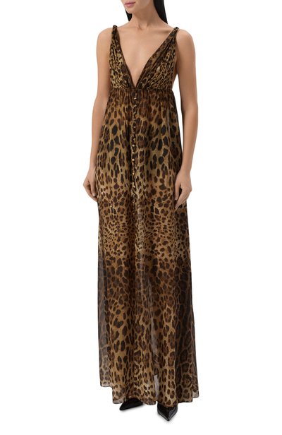 Шелковое платье DOLCE & GABBANA, арт. F6120T/FSAS2, фото 3