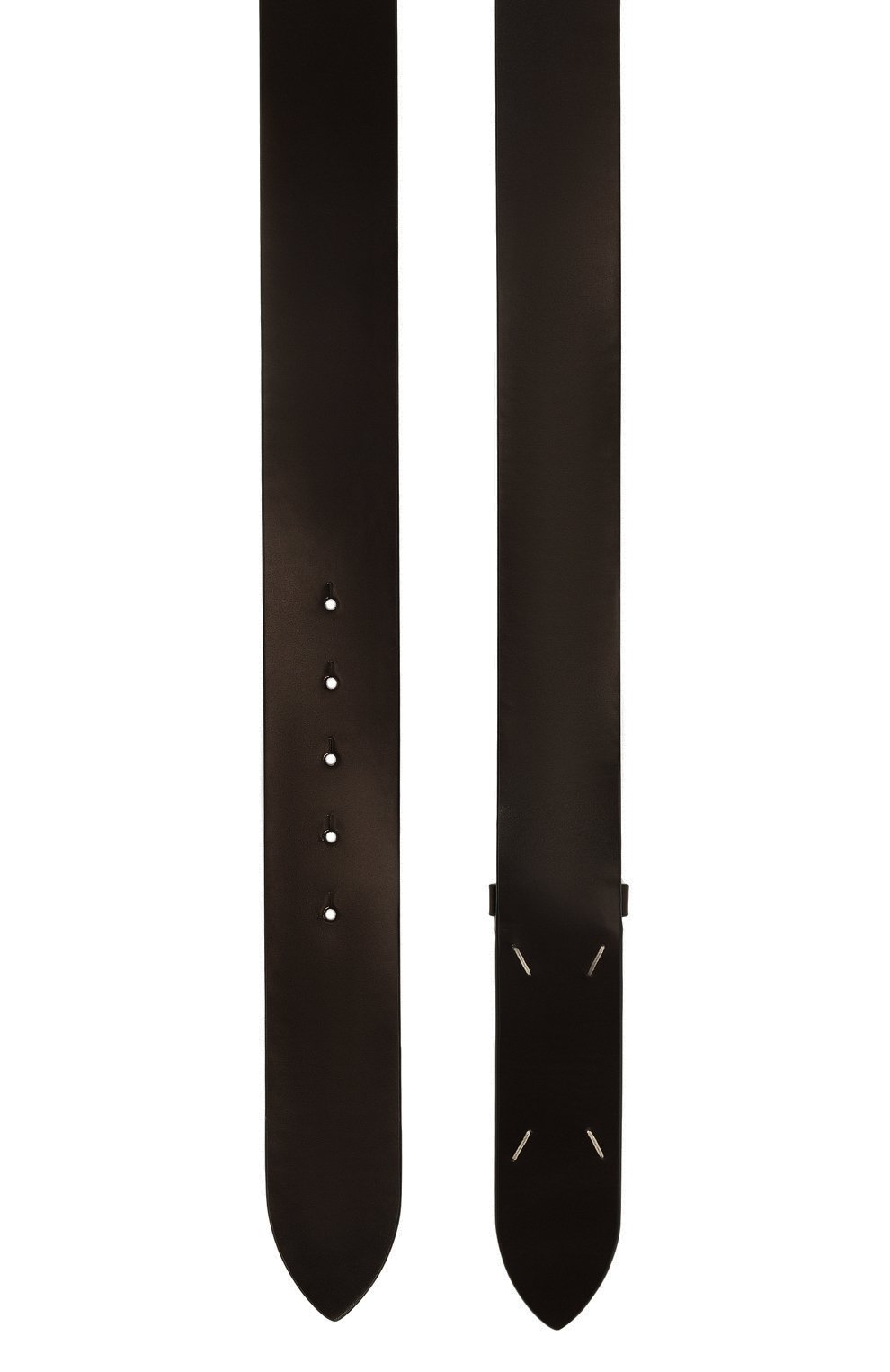 Кожаный ремень MAISON MARGIELA темно-коричневого цвета по цене 46500 руб., арт. SA1TP0006/P3827, фото 3 Кожаный ремень MAISON MARGIELA, арт. SA1TP0006/P3827, фото 3