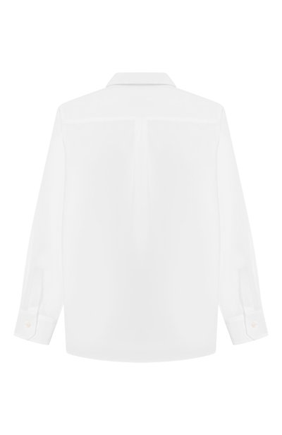 Хлопковая рубашка DOLCE & GABBANA белого цвета по цене 35700 руб., арт. L43S23/G7P6F, фото 2 Хлопковая рубашка DOLCE & GABBANA, арт. L43S23/G7P6F, фото 2