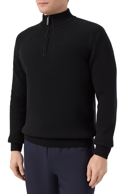 Кашемировый свитер Stefano Ricci K202015L01/F25391 Чёрный  K202015L01/F25391 Фото 3