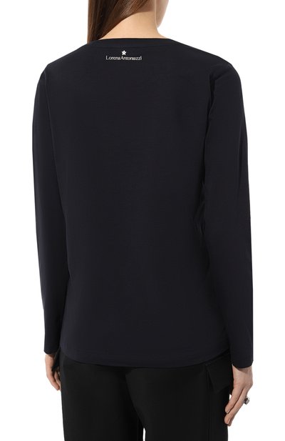 Хлопковый лонгслив LORENA ANTONIAZZI, арт. TS10AP/9999, фото 4