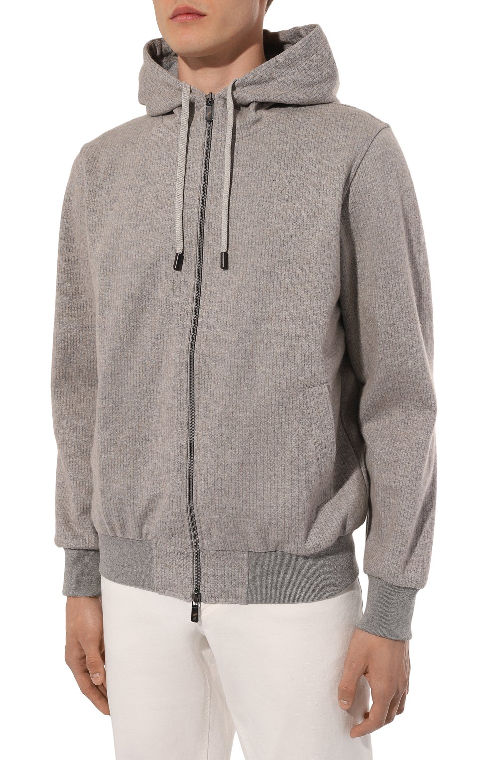 Толстовка из хлопка и шерсти CAPOBIANCO, арт. 17M405.GP00., фото 3