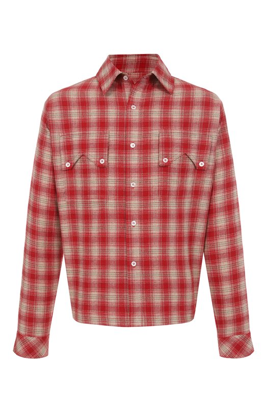 Хлопковая рубашка Rhude RHSS25SR02012 Красный RHSS25SR02012