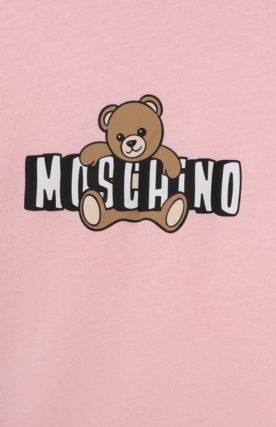 Хлопковая футболка MOSCHINO, арт. HZM058/LAA03_001, фото 3