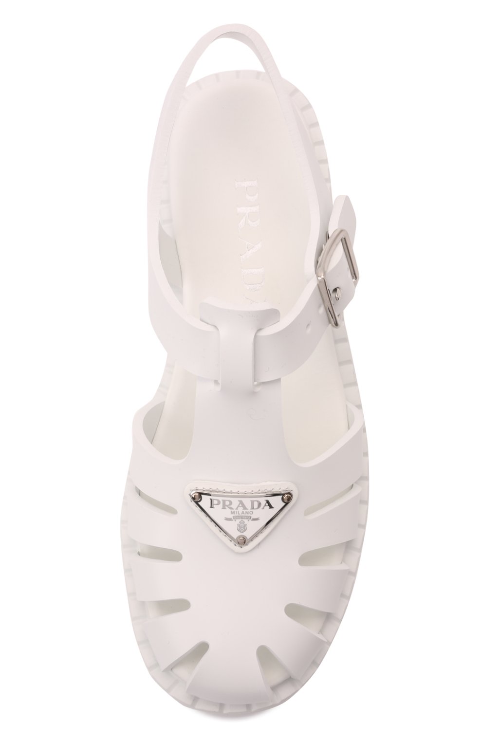 Резиновые сандалии PRADA, арт. 1X857M-3LKK-F0009-050, фото 4