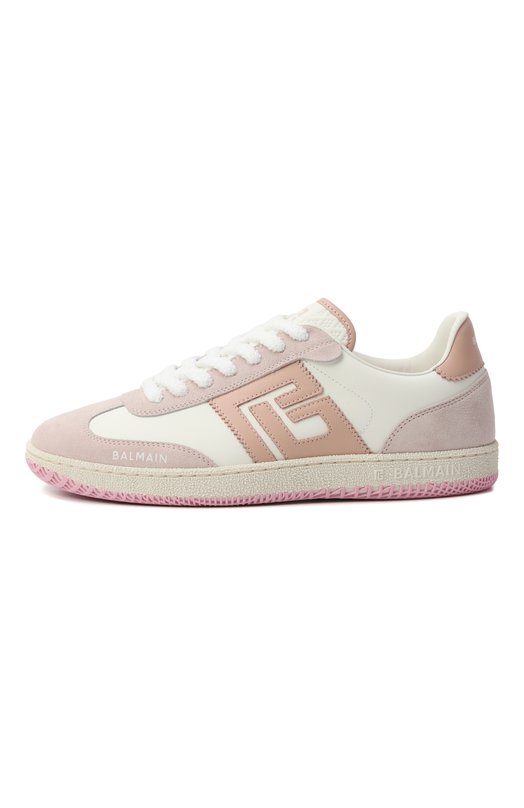 Кожаные кеды Swan Balmain EN1VI735/LCJN Розовый  EN1VI735/LCJN Фото 4