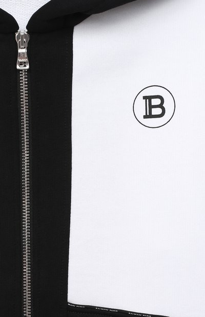 Хлопковая толстовка BALMAIN, арт. 6N4610/NX320/12-16, фото 3