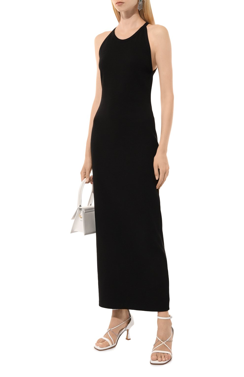 Хлопковое платье SASHAVERSE черного цвета по цене 36450 руб., арт. D166/CNC.CSN/3302.900/SS24, фото 2 Хлопковое платье SASHAVERSE, арт. D166/CNC.CSN/3302.900/SS24, фото 2