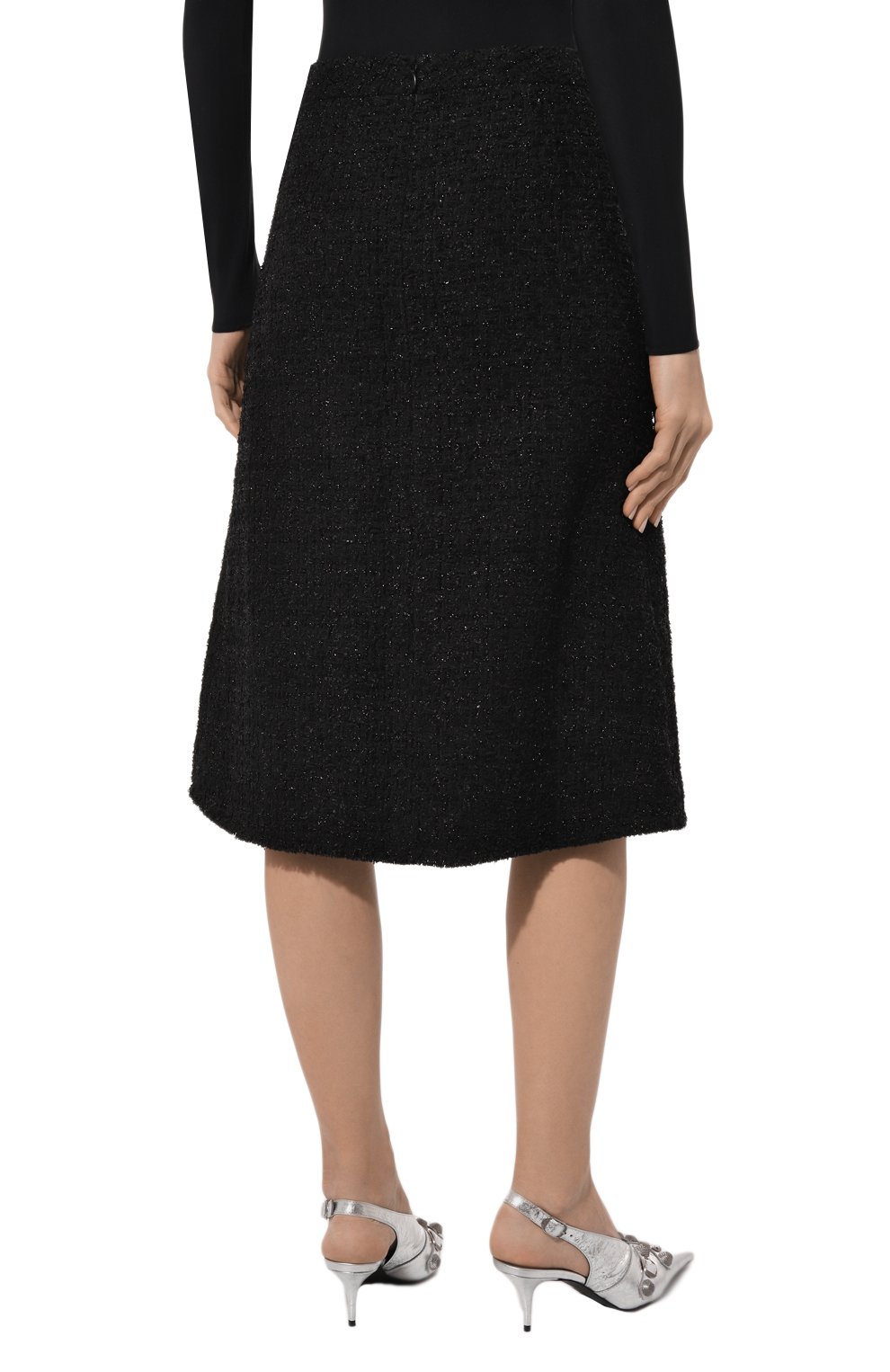 Твидовая юбка BALENCIAGA, арт. 751372/T0P07, фото 4