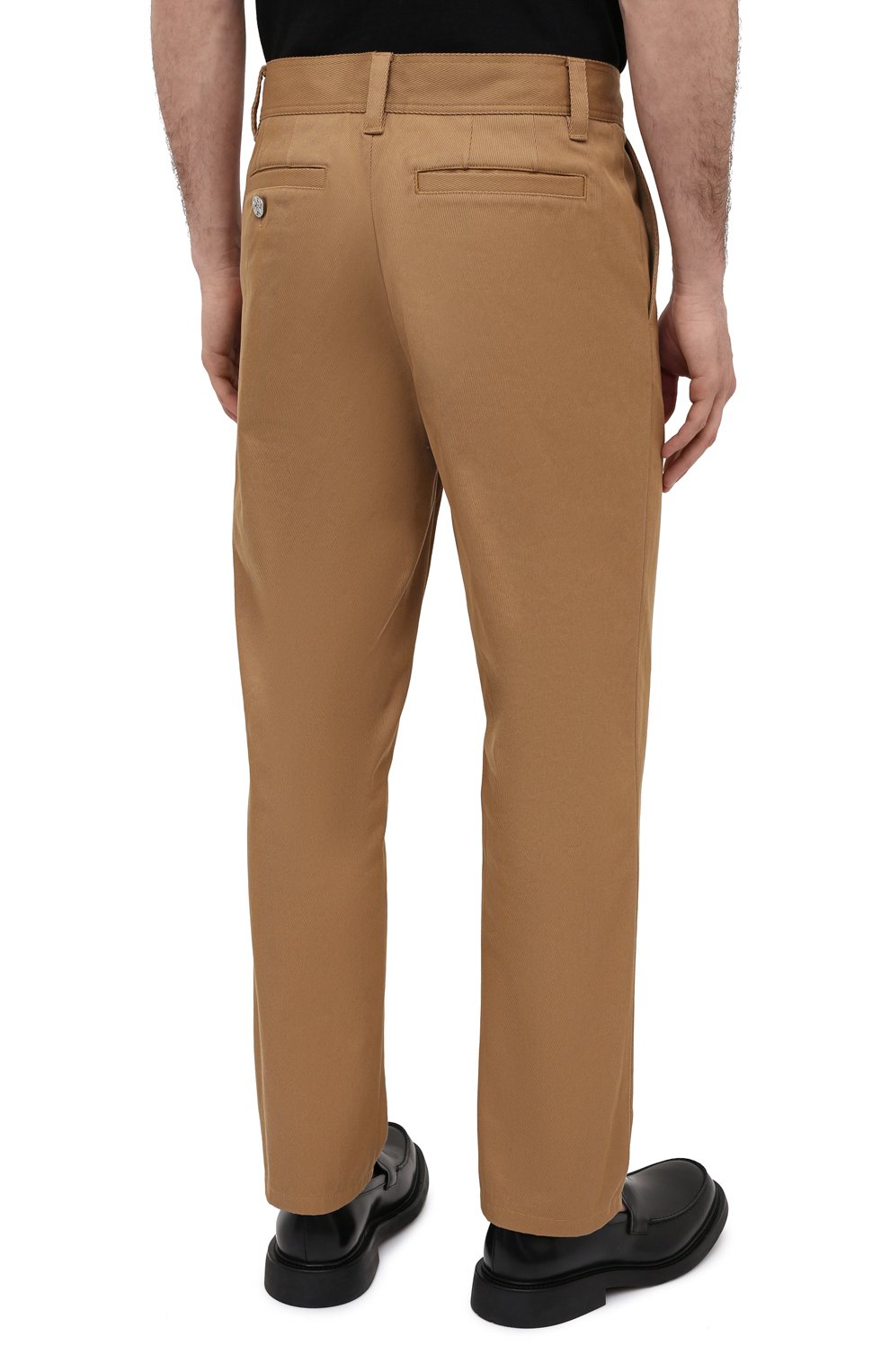 Хлопковые брюки BURBERRY, арт. 8036695, фото 4