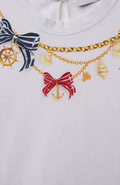 Хлопковая футболка MONNALISA, арт. 317614SZ., фото 3