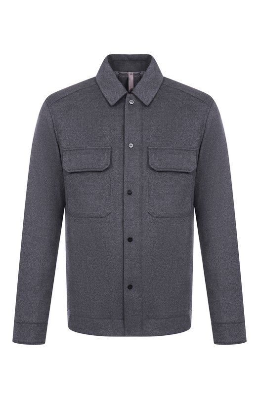 Куртка-рубашка из шерсти и вискозы Duno AMLET/PRAT0 Серый AMLET/PRAT0