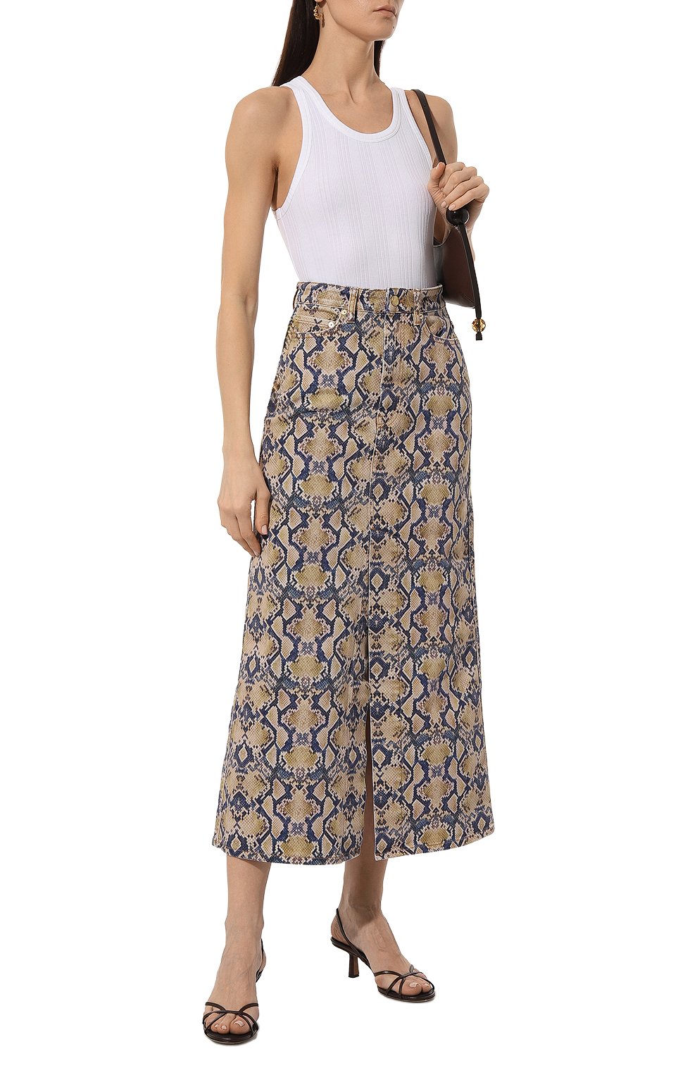 Джинсовая юбка GANNI, арт. J1446, фото 2