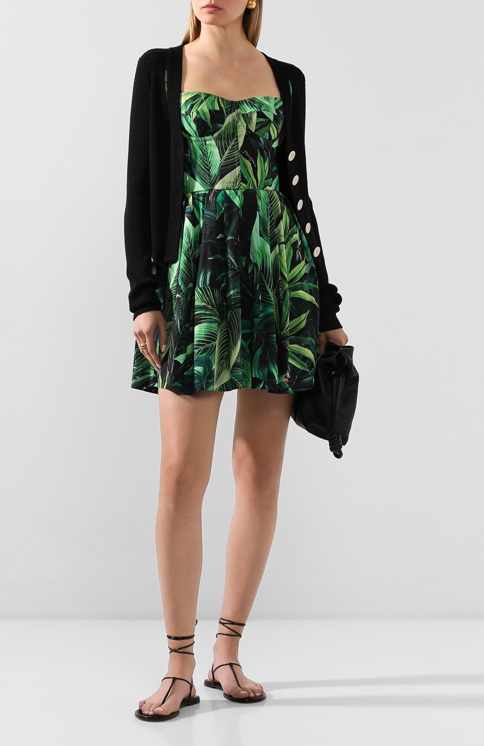 Хлопковое платье DOLCE & GABBANA, арт. F6J1NT/HS5HE, фото 2