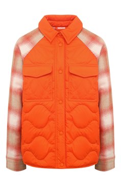 Женская пуховая куртка WOOLRICH оранжевого цвета, арт. CFWW0U0672FRUT3069 | Фото 1 (Кросс-КТ: Куртка, Утепленный; Материал внешний: Синтетический материал; Материал сплава: Проставлено; Стили: Спорт-шик; Материал подклада: Синтетический материал; Драгоценные камни: Проставлено; Материал утеплителя: Пух и перо)