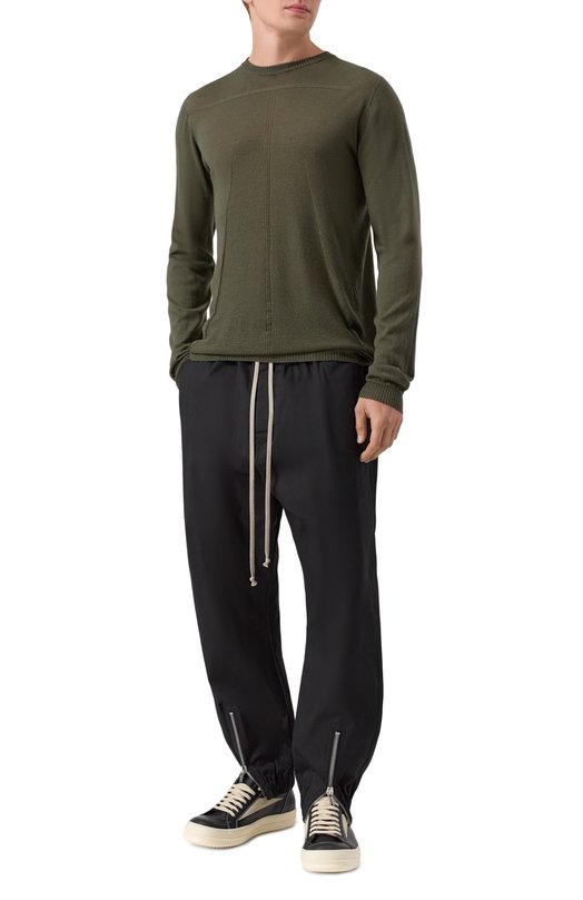 Шерстяной джемпер Rick Owens RU02E1622/ML Зелёный  RU02E1622/ML Фото 2