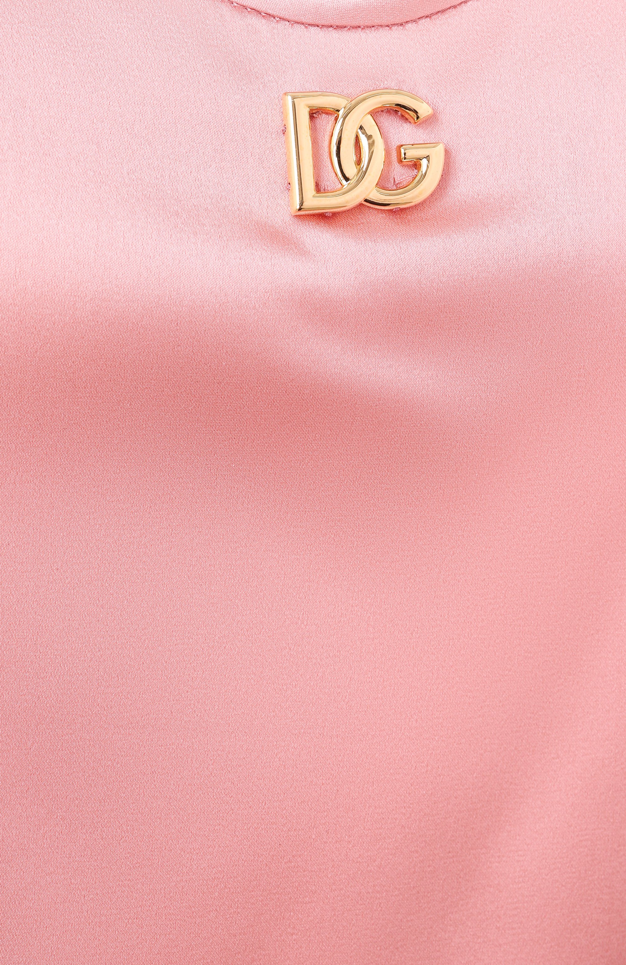 Атласный топ DOLCE & GABBANA, арт. F7AK5T/FURAG, фото 6