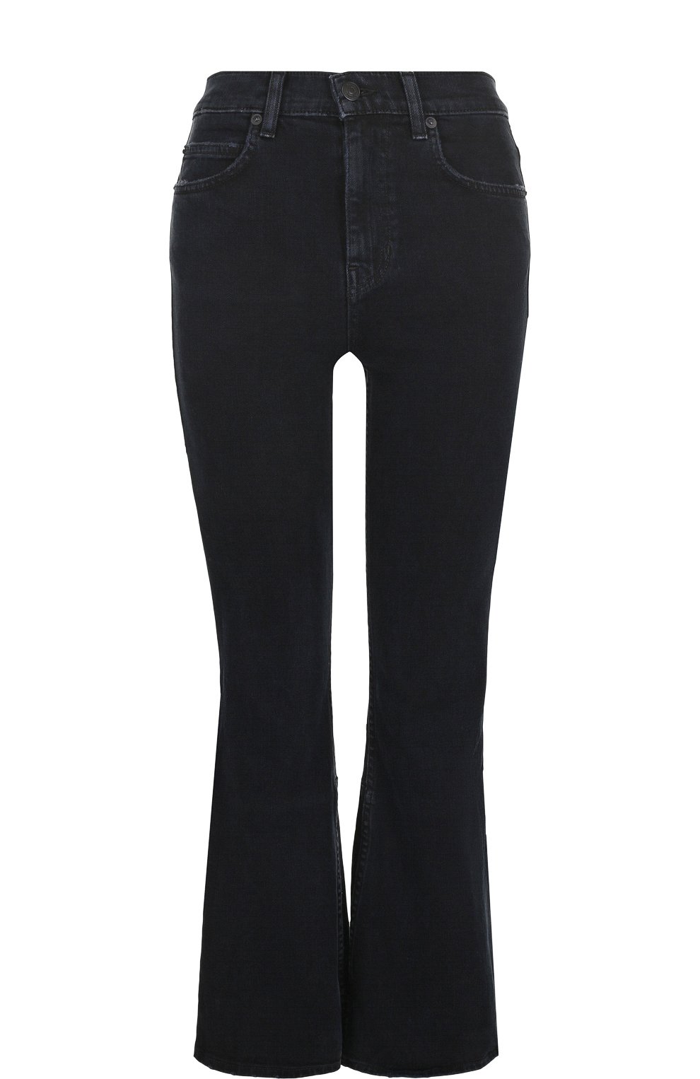 Укороченные расклешенные джинсы с потертостями PROENZA SCHOULER, арт. WL181997-DC009, фото 1