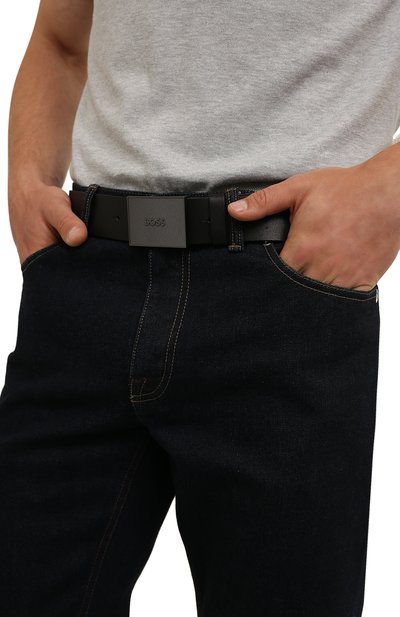 Кожаный ремень BOSS, арт. 50476554, фото 2
