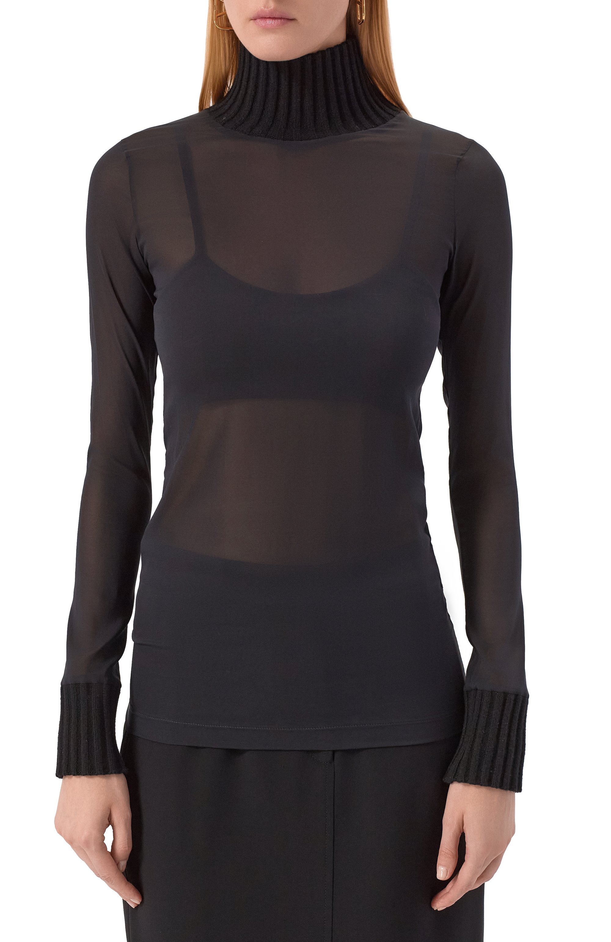 Шелковая водолазка VALENTINO, арт. 5B0MG24A8WS, фото 3