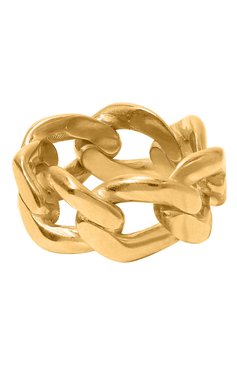 Мужское кольцо MAISON MARGIELA золотого цвета, арт. SI8UQ0004 SV0130/G0LD | Фото 1 (Нос: Не проставлено; Региональные ограничения белый список (Axapta Mercury): Не проставлено; Материал: Серебро)