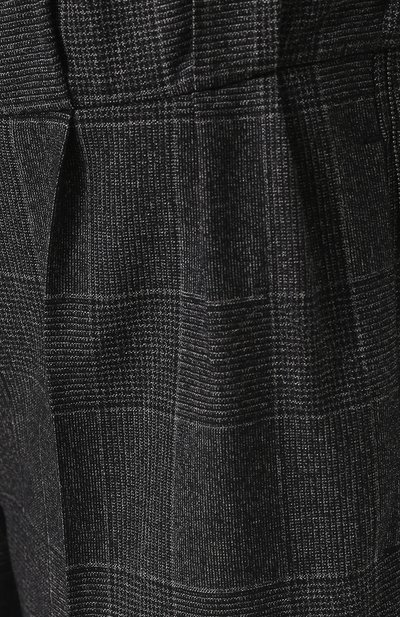 Укороченные шерстяные брюки со стрелками BRUNELLO CUCINELLI, арт. MB504P6818, фото 5