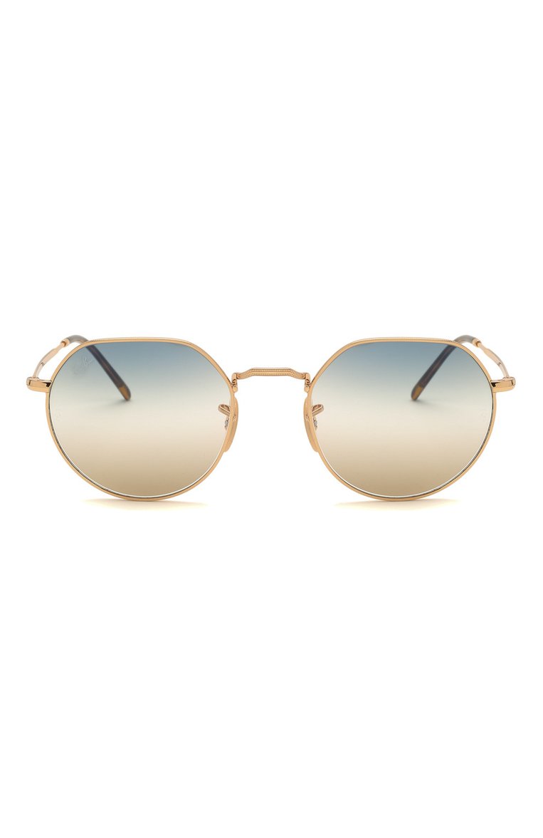Женские солнцезащитные очки RAY-BAN золотого цвета, арт. 3565-001/GD | Фото 4 (Тип очков: С/з; Региональные ограничения белый список (Axapta Mercury): RU, Не проставлено; Кросс-КТ: С/з-унисекс; Нос: Не проставлено; Материал: Металл; Очки форма: Круглые; Оптика Гендер: оптика-унисекс)