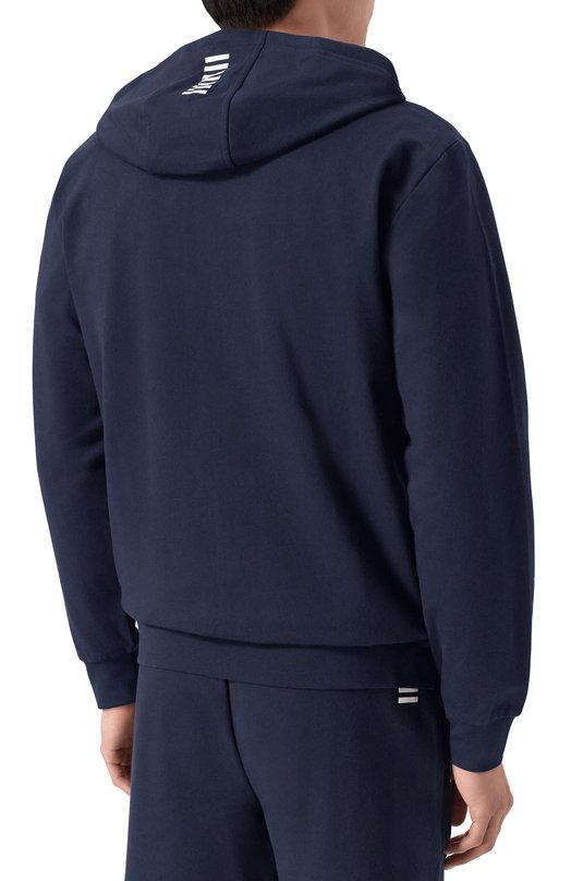 Хлопковый спортивный костюм EA7 8NPV63/PJVRZ Синий  8NPV63/PJVRZ Фото 3