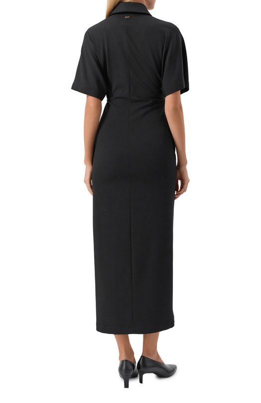 Шерстяное платье Agnona TR1009E/UW022E Чёрный  TR1009E/UW022E Фото 4