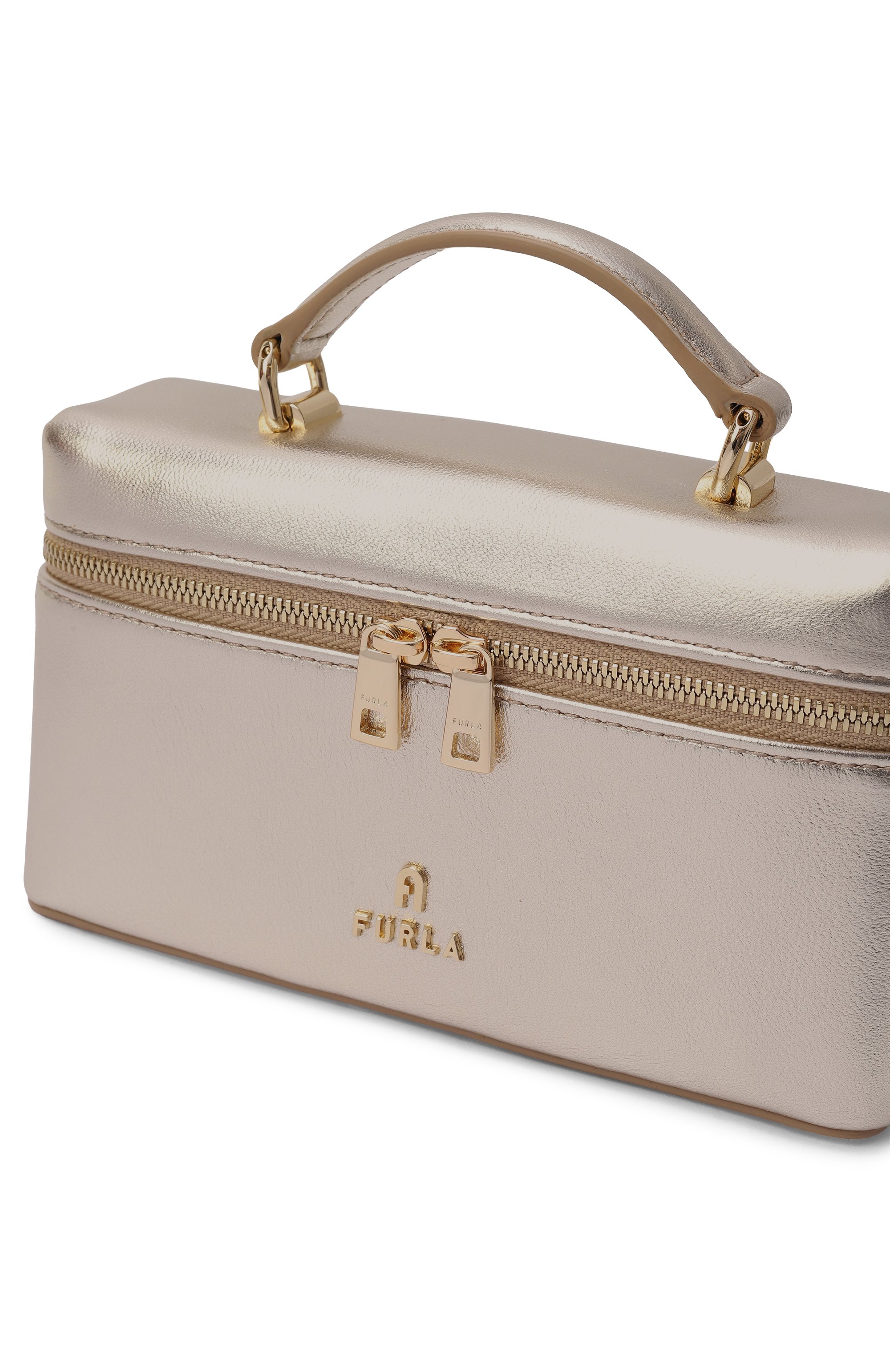 Сумка furla camelia mini FURLA золотого цвета по цене 26500 руб., арт. WE00625/BX3973, фото 3 Сумка furla camelia mini FURLA, арт. WE00625/BX3973, фото 3