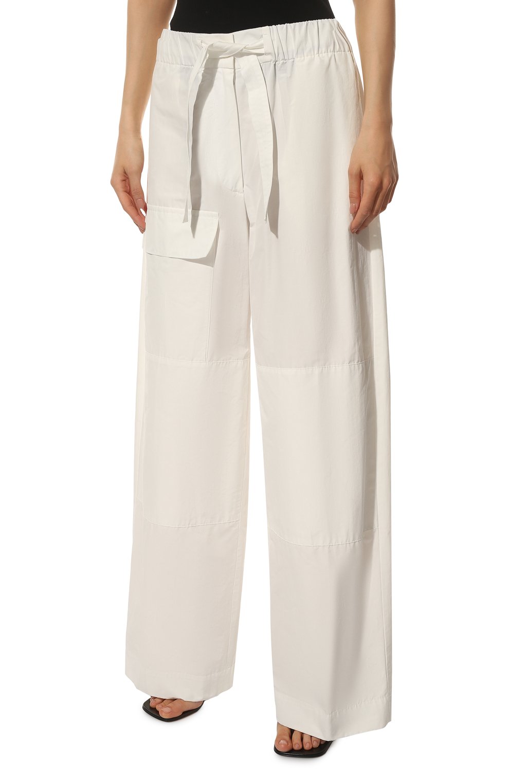 Брюки DRIES VAN NOTEN белого цвета по цене 59900 руб., арт. 221-010902-4027, фото 3 Брюки DRIES VAN NOTEN, арт. 221-010902-4027, фото 3