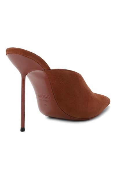 Замшевые мюли lidia 105 PARIS TEXAS коричневого цвета по цене 89250 руб., арт. PX2007/XSA04, фото 5 Замшевые мюли lidia 105 PARIS TEXAS, арт. PX2007/XSA04, фото 5