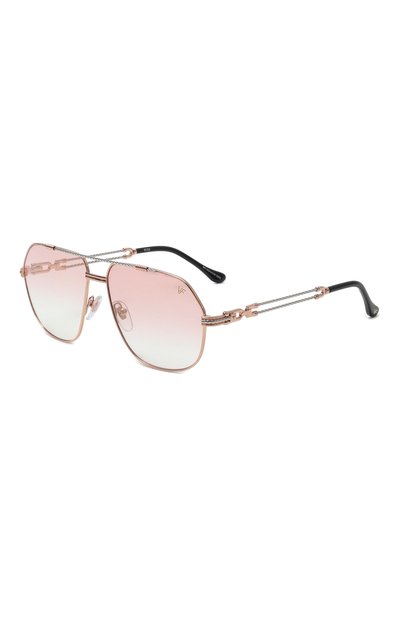 Женские солнцезащитные очки VINTAGE FRAMES, арт. B0SS D0UBLE R0PE 18KT TW0-T0NE G0LD/DUSTY R0SE