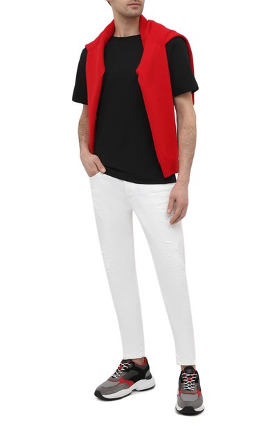 Комбинированные кроссовки HOGAN, арт. HXM5450DH10PFG, фото 2