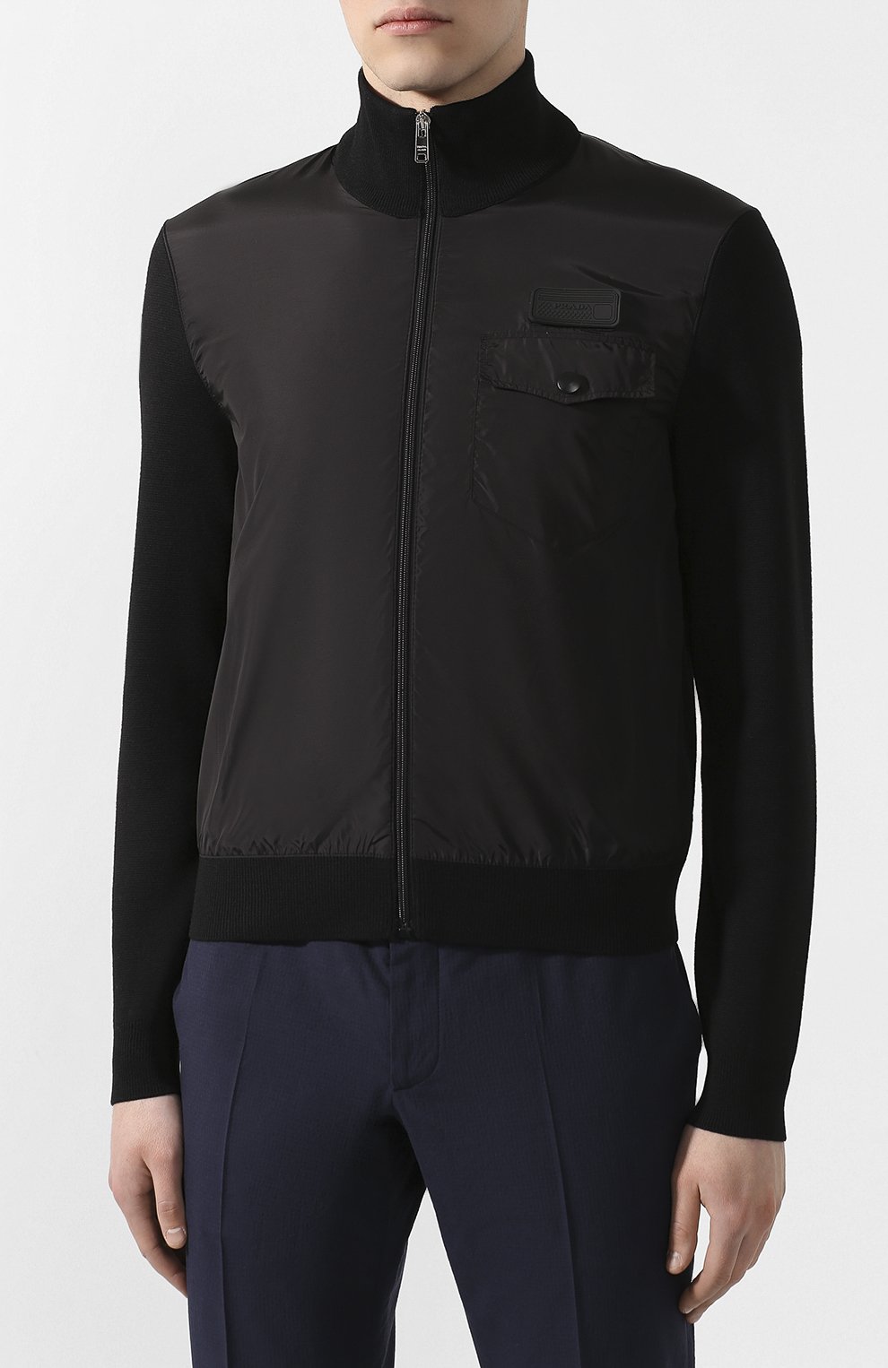 Комбинированный кардиган PRADA, арт. UMC134-72Y-F0002-192, фото 3