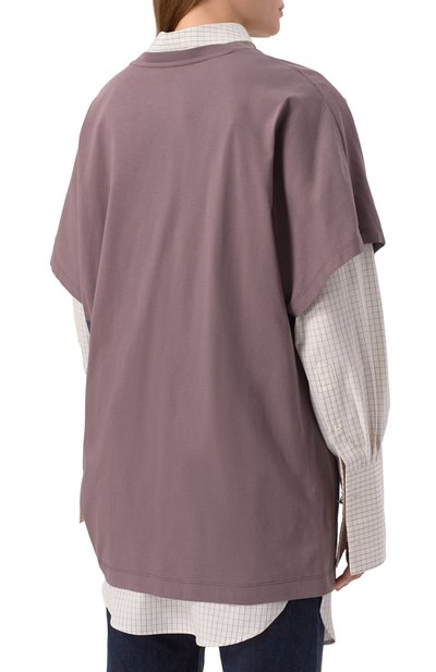 Хлопковая футболка DRIES VAN NOTEN, арт. 242-011105-9600, фото 4