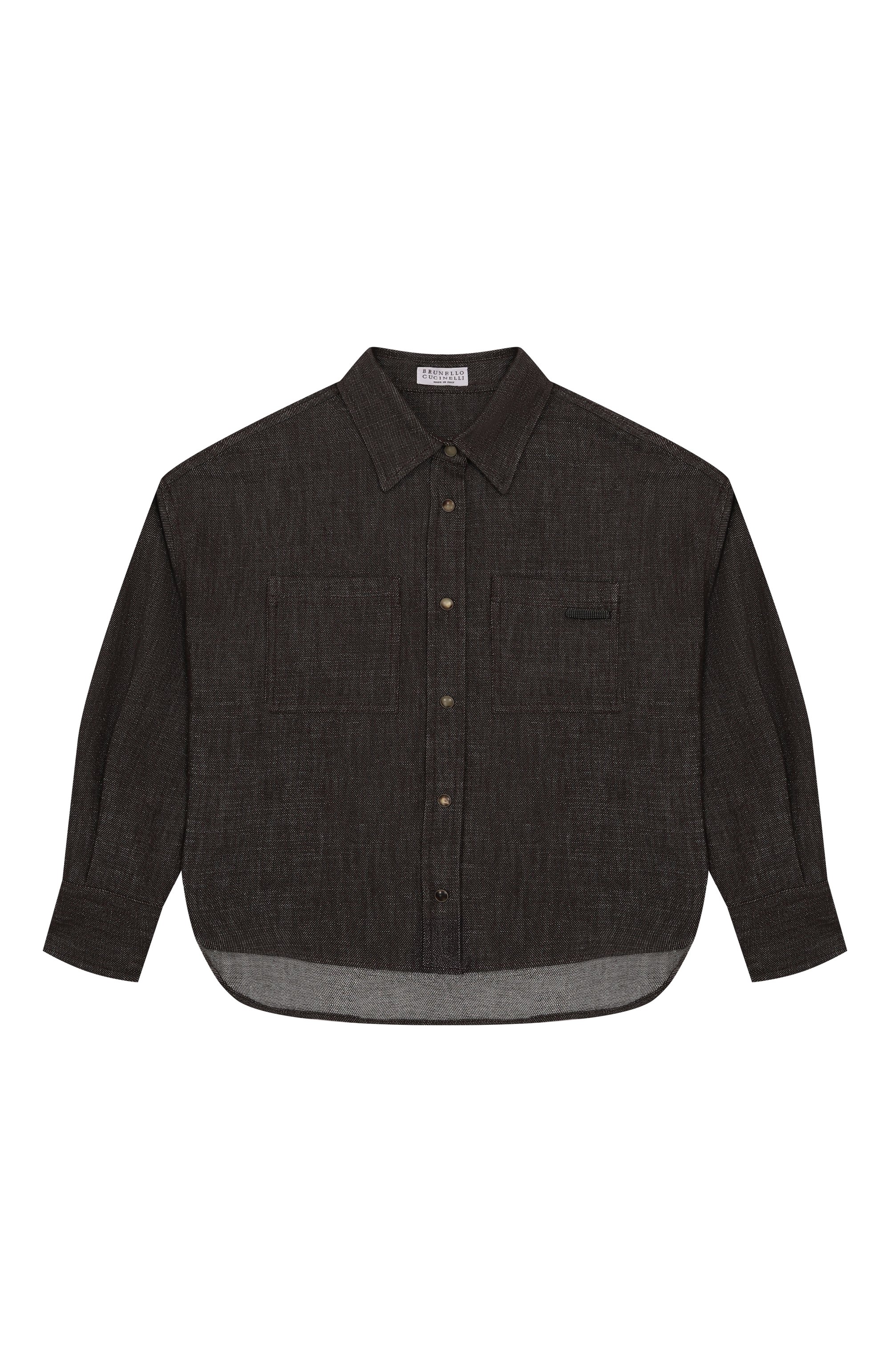 Джинсовая рубашка BRUNELLO CUCINELLI, арт. BB148C404A, фото 1