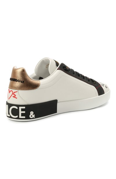 Комбинированные кеды portofino DOLCE & GABBANA, арт. CS1570/AZ268, фото 4