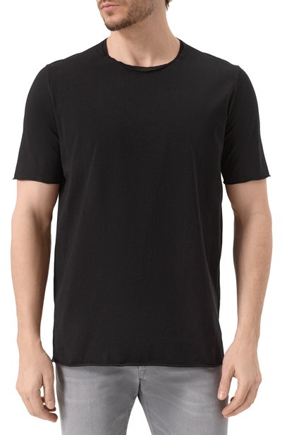 Хлопковая футболка HANNES ROETHER черного цвета по цене 15000 руб., арт. D35DAY.242.213, фото 3 Хлопковая футболка HANNES ROETHER, арт. D35DAY.242.213, фото 3