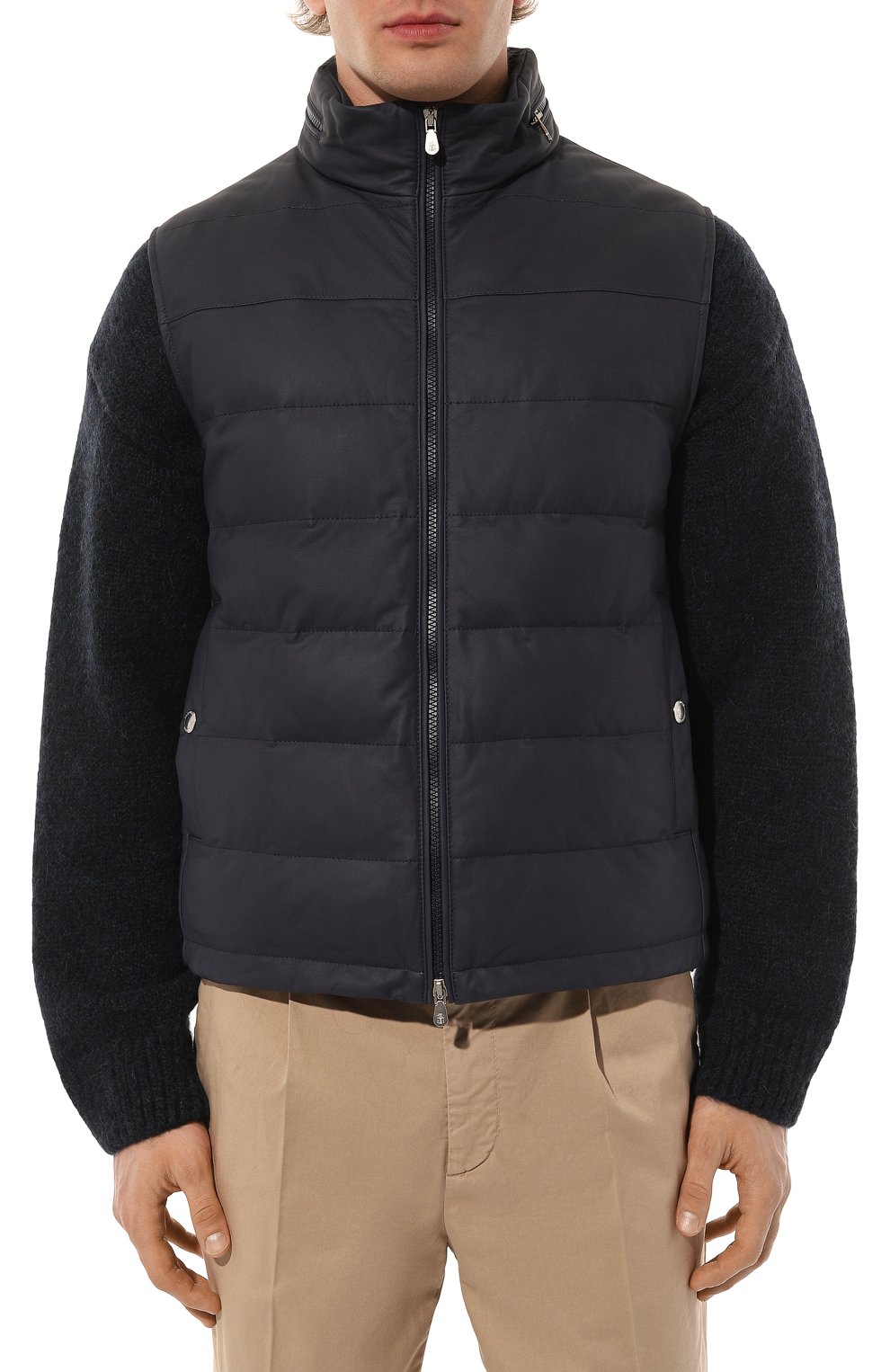 Кожаный жилет BRUNELLO CUCINELLI, арт. MPJER1924, фото 3