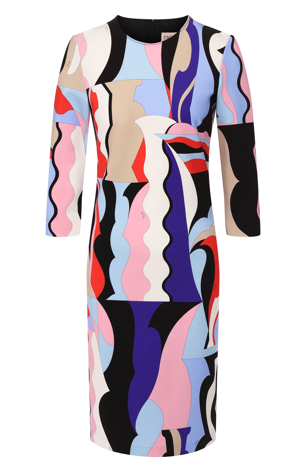 Платье из вискозы EMILIO PUCCI фиолетового цвета по цене 94150 руб., арт. 9RRH01/9R746, фото 1 Платье из вискозы EMILIO PUCCI, арт. 9RRH01/9R746, фото 1